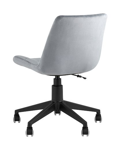 Кресло компьютерное Остин велюр серый - изображение 6