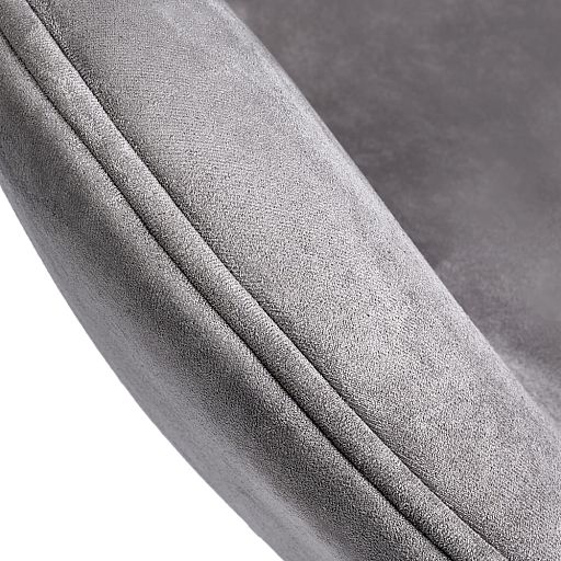 Кресло SWAN STYLE CHAIR серый, искусственная замша - изображение 6