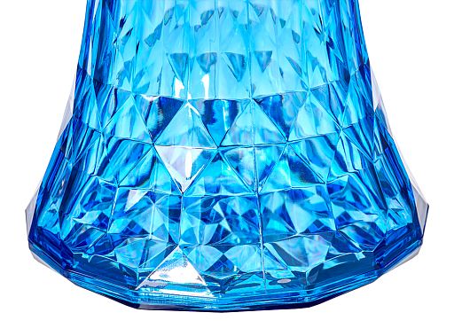 Стул-пуф Stone прозрачный синий - изображение 3
