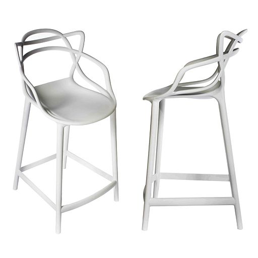 Комплект из 2-х стульев полубарных Masters серый - изображение 1