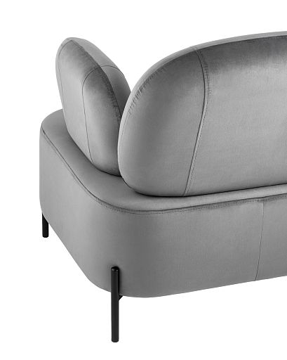 Кресло Кэнди с подлокотниками велюр серый - изображение 7