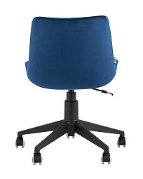 Кресло компьютерное Остин велюр синий - изображение 5