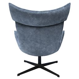 Кресло TORO тёмно-серый, искусственная замша - изображение 5