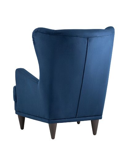 Кресло Скотт велюр тёмно-синий - изображение 6