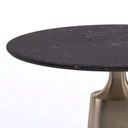Стол круглый Yoda 90, керамика черная - изображение 2