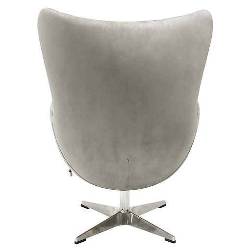 Кресло EGG STYLE CHAIR латте, искусственная замша - изображение 4