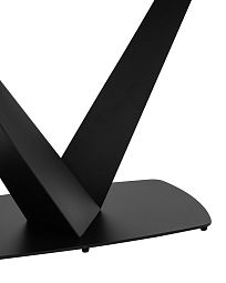 Стол обеденный Аврора 160*90 керамика черная - изображение 3