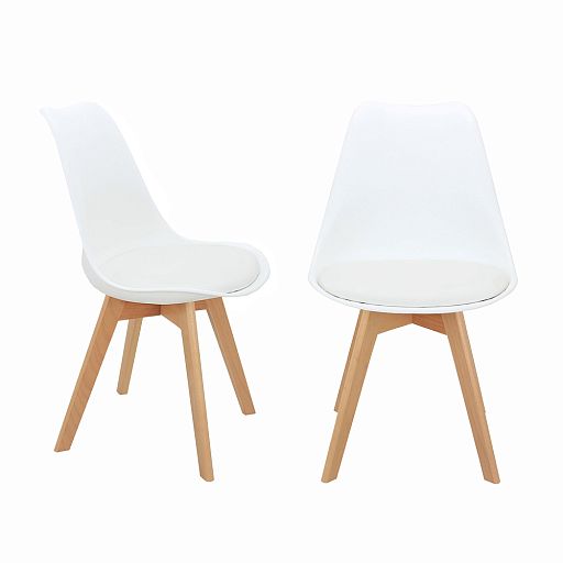 Комплект из 2-х стульев Eames Bon белый - изображение 1