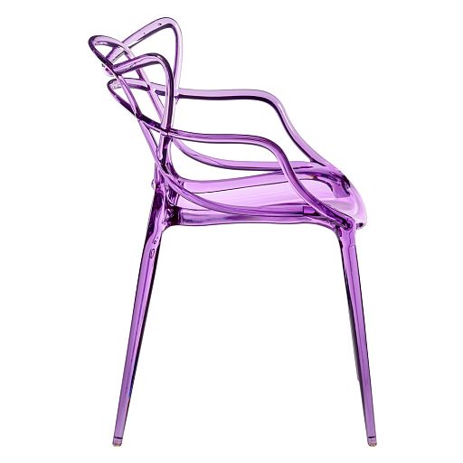 Комплект из 4-х стульев Masters прозрачный сиреневый - изображение 4
