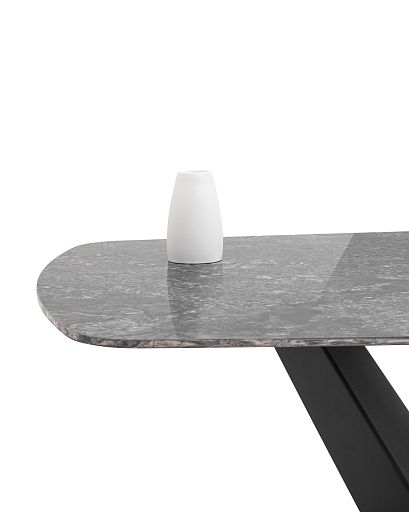 Стол обеденный Аврора 160*90 керамика черная - изображение 6