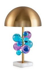 Лампа настольная MOLECULE с разноцветными шарами, 30х51 см, золото - изображение 2
