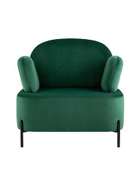 Кресло Кэнди с подлокотниками велюр зелёный - изображение 3