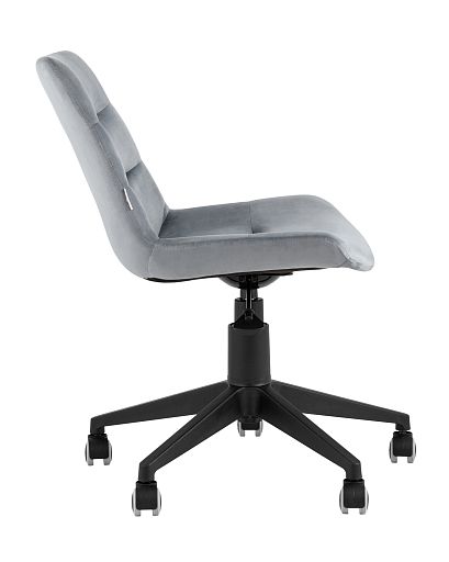 Кресло компьютерное Остин велюр серый - изображение 4