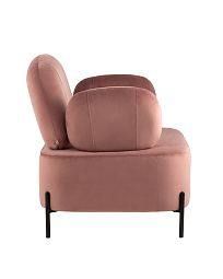 Кресло Кэнди с подлокотниками велюр пыльно-розовый - изображение 4