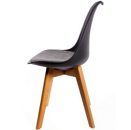 Комплект из 4-х стульев Eames Bon чёрный - изображение 4