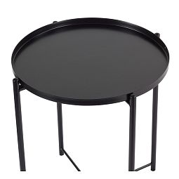Кофейный столик Moon диам.45x51см, чёрный - изображение 2