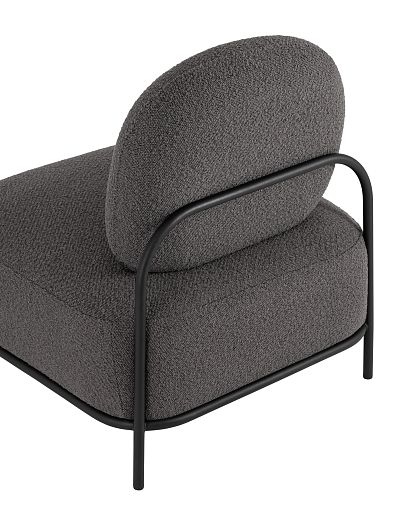 Кресло Стоун ткань букле тёмно-серый - изображение 7