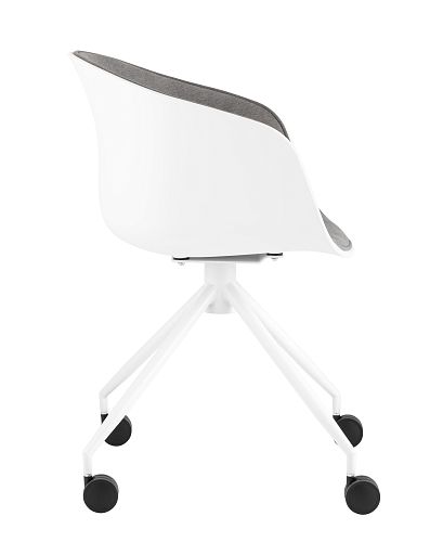 Кресло офисное LIBRA рогожка серый - изображение 4