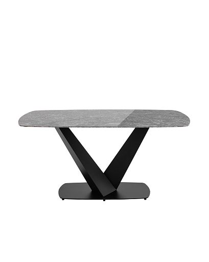 Стол обеденный Аврора 160*90 керамика черная - изображение 7