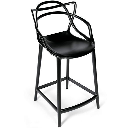 Комплект из 2-х стульев полубарных Masters чёрный - изображение 2