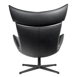Кресло TORO чёрный, натуральная кожа - изображение 4