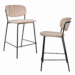 Комплект из 2-х стульев полубарных Carol латте - изображение 1