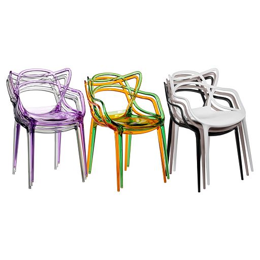 Комплект из 4-х стульев Masters белый - изображение 19