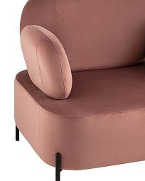 Кресло Кэнди с подлокотниками велюр пыльно-розовый - изображение 2