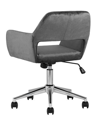 Кресло офисное Ross велюр серый - изображение 6